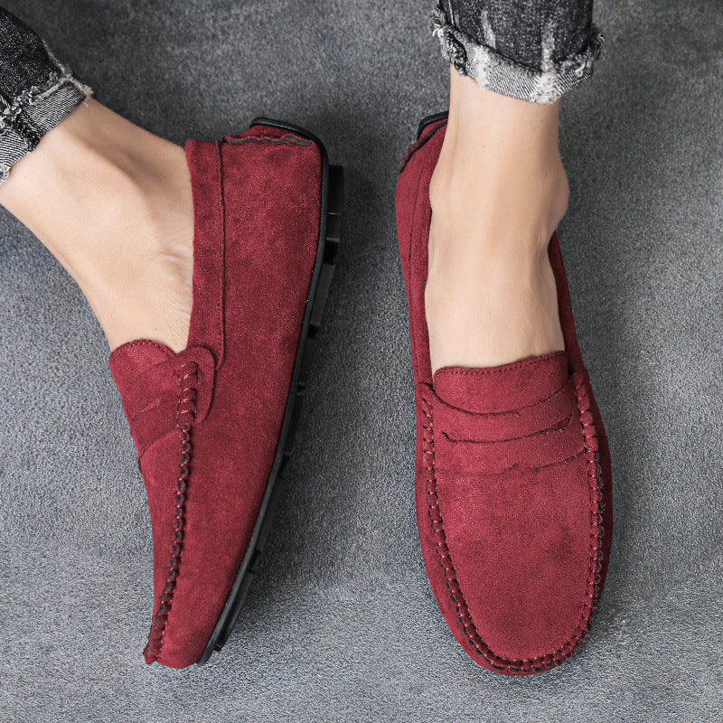 Marcos - Wildleder-Slipper mit sichtbaren Nähten und lässigem Stil
