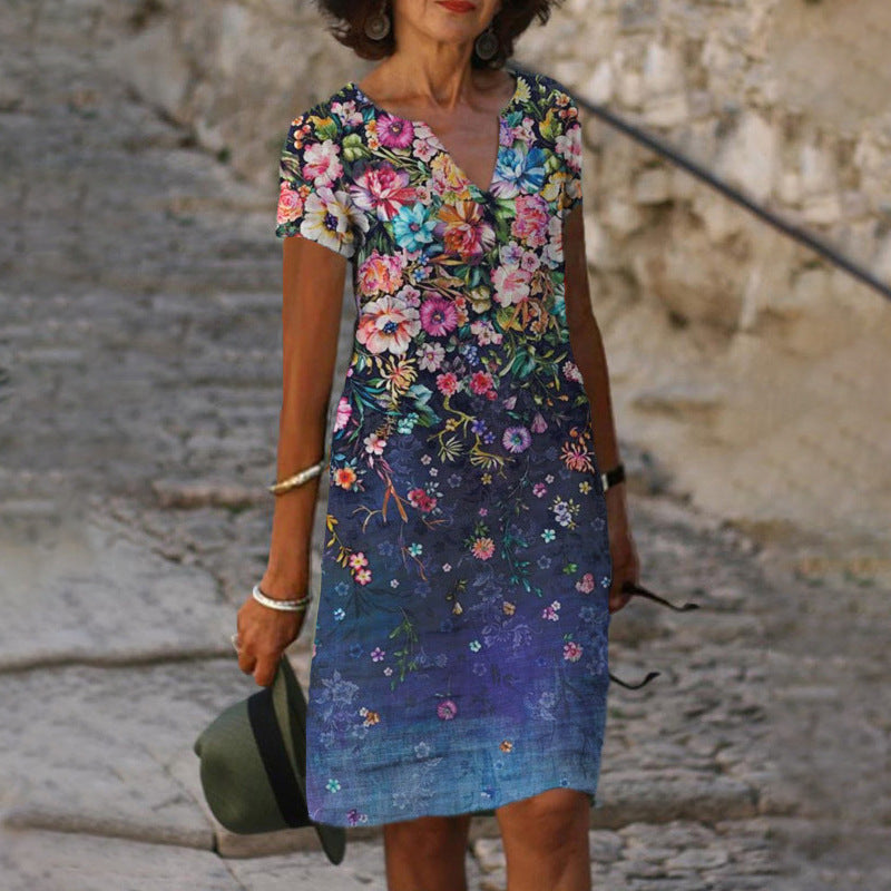 Elena - Kleid mit Blumenmuster