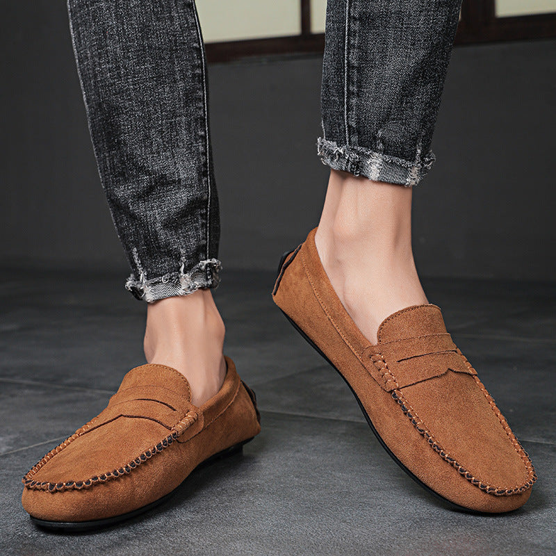 Marcos - Wildleder-Slipper mit sichtbaren Nähten und lässigem Stil
