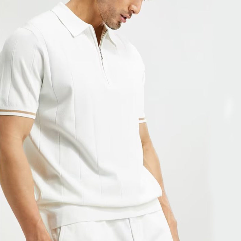 Liam - Reißverschluss-Poloshirt