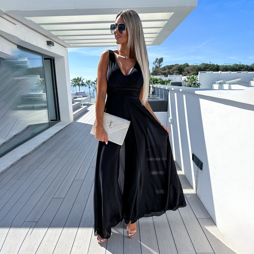 Stuttgart | Eleganter Jumpsuit perfekte schicke Passform