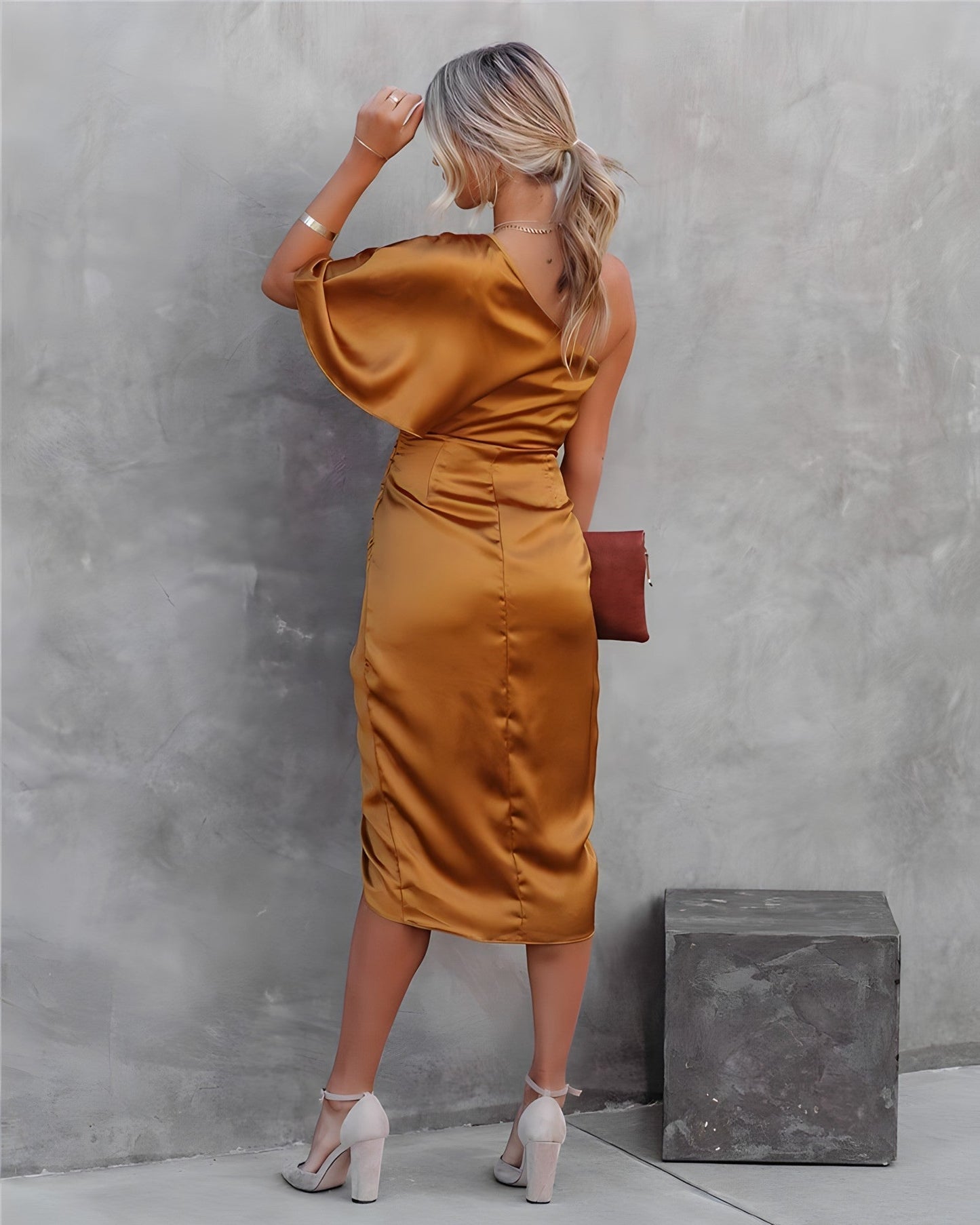 Stuttgart | Hochwertig Elegantes Partykleid aus Seide