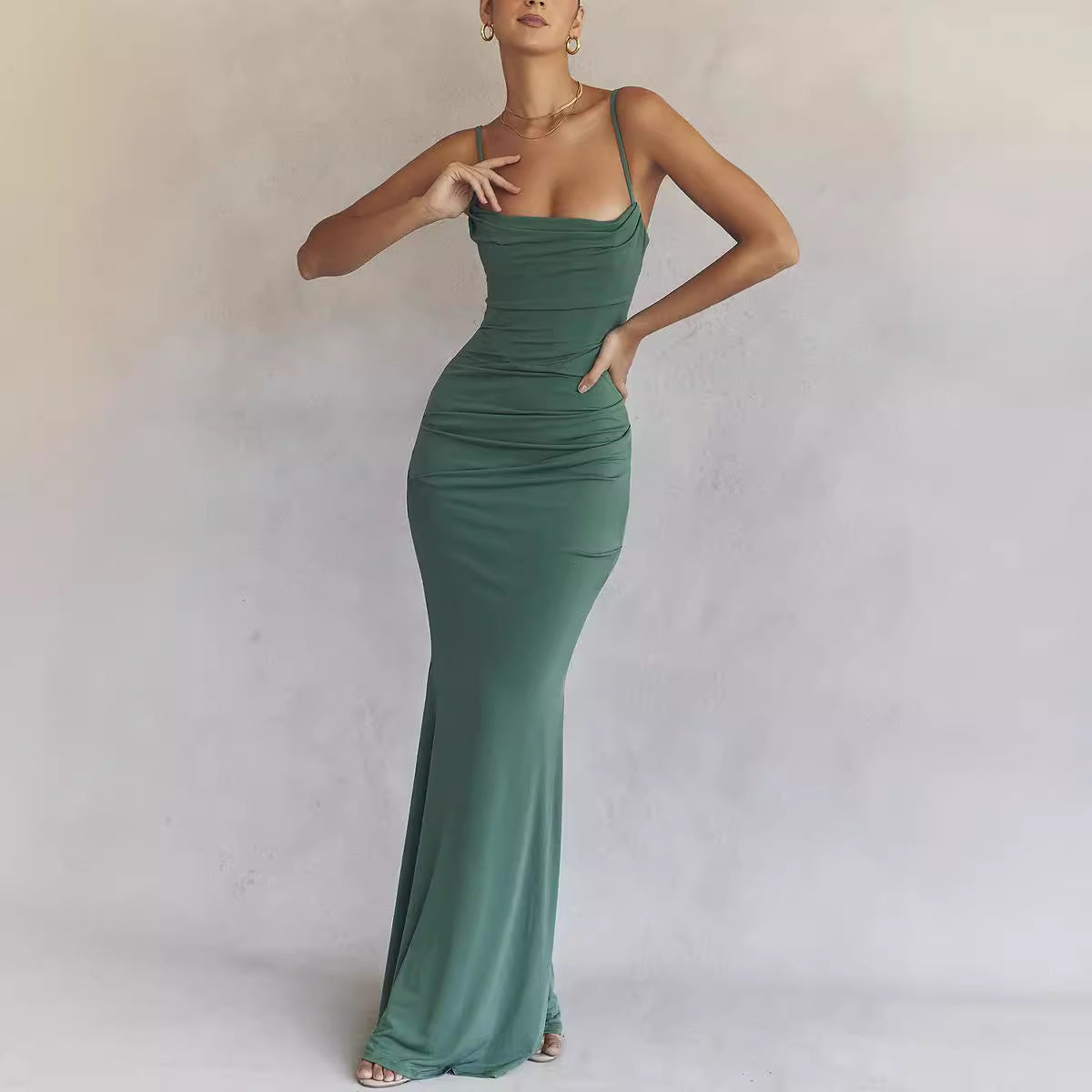 Bianca - Stilvolles trägerloses Meerjungfrauenkleid