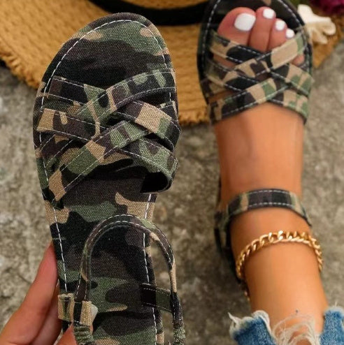 Valeria - Braided leather sandals