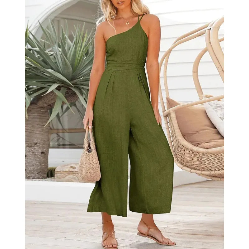 Stuttgart | Neuankömmling ärmelloser Jumpsuit mit schlanker Taille 2024