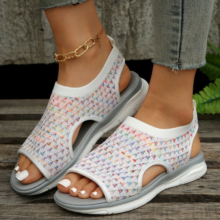 Isabella - Beigefarbene Sandalen mit eleganter Schleife
