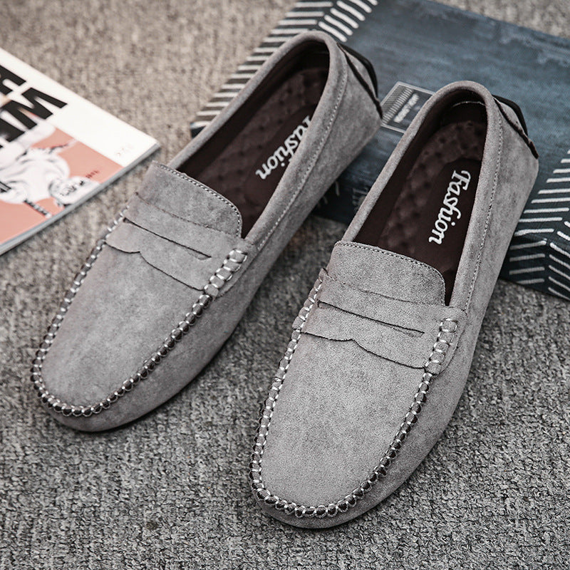 Marcos - Wildleder-Slipper mit sichtbaren Nähten und lässigem Stil