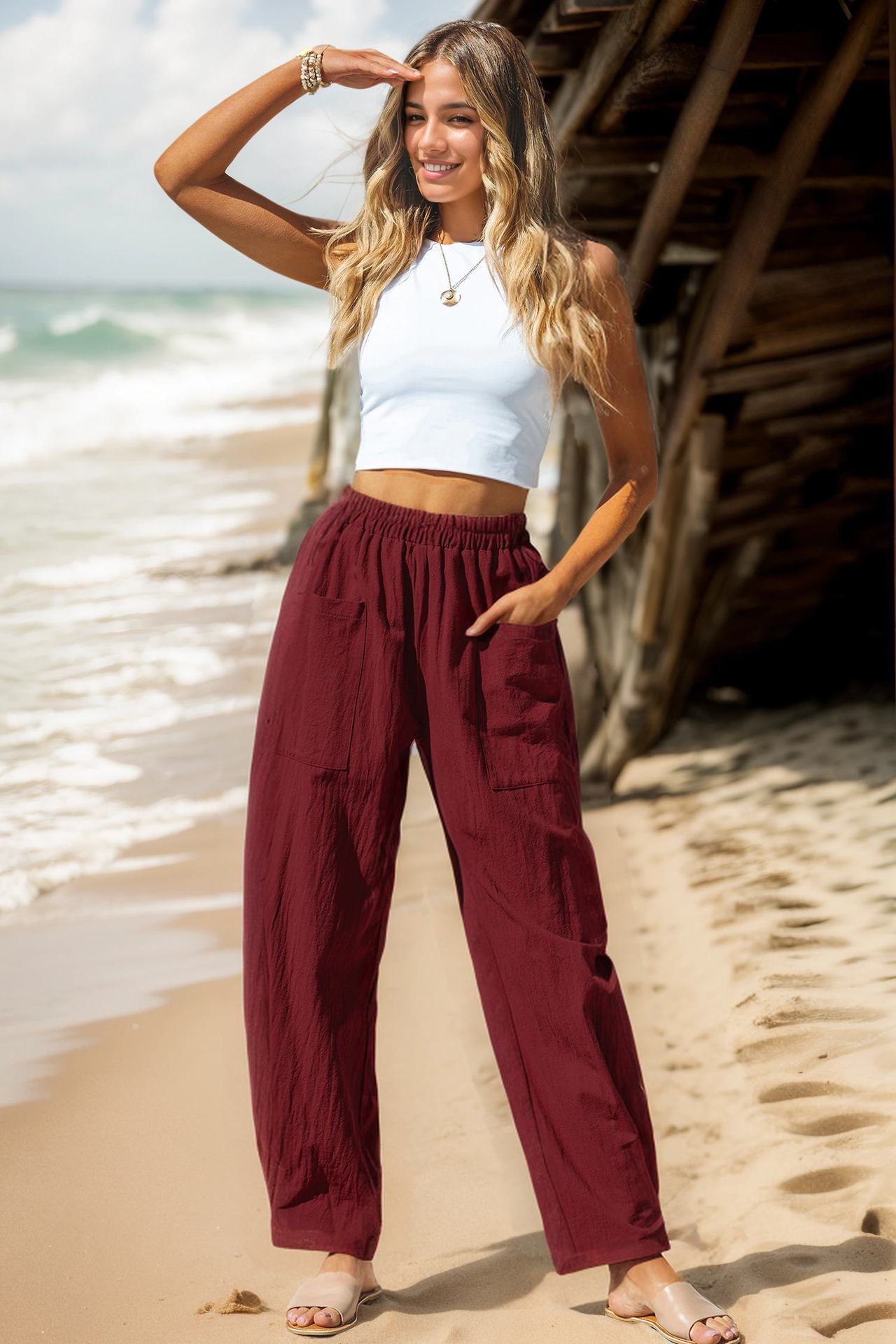 Nora - Weite Strandhose