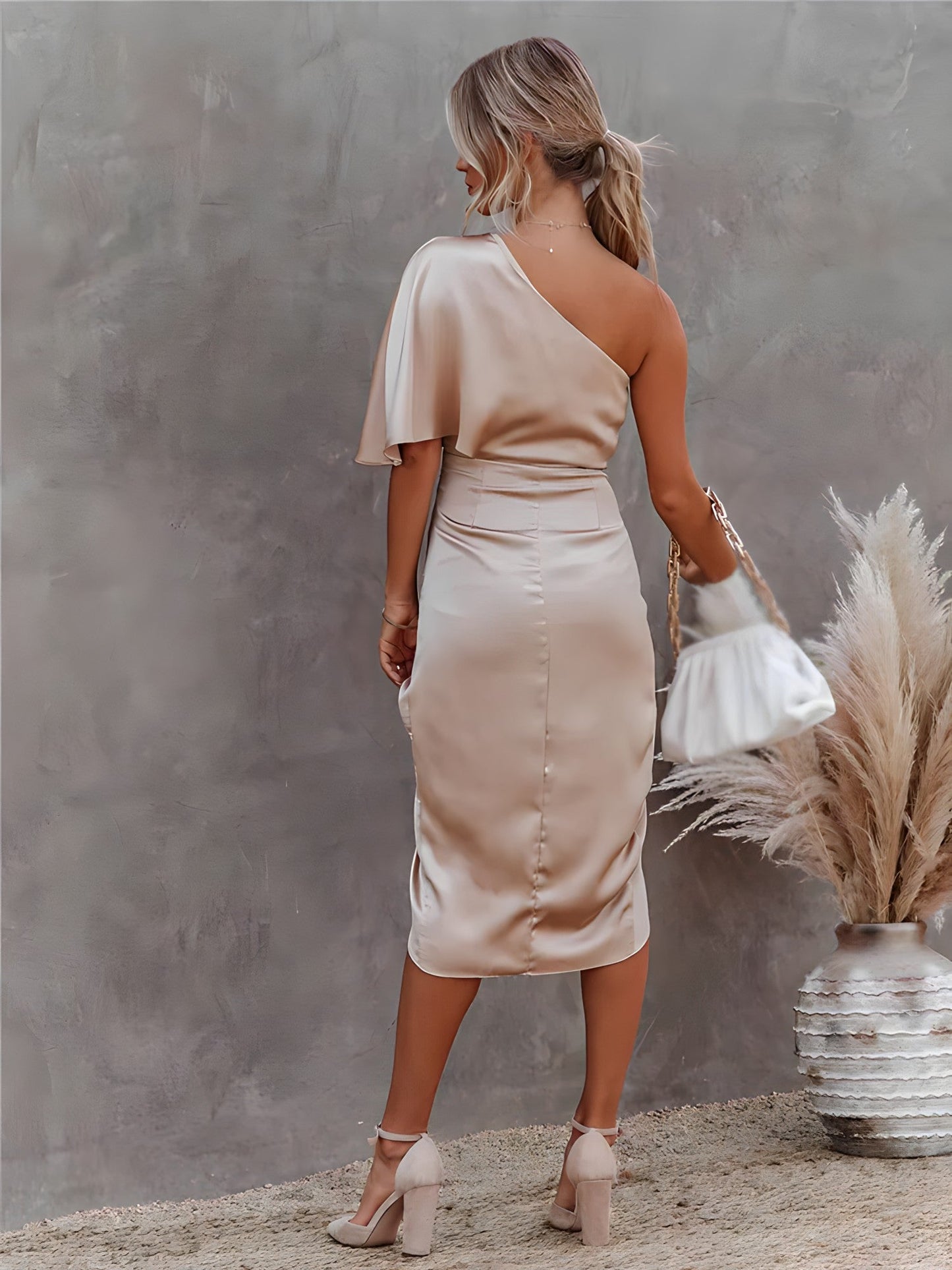 Stuttgart | Hochwertig Elegantes Partykleid aus Seide