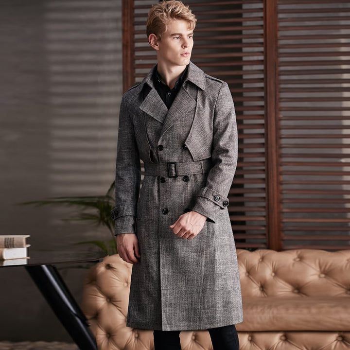 Noah | Stilvoll und Eleganter Trenchcoat für Männer