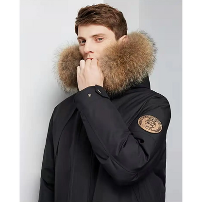 Salvatore | Herren Winter Parka mit Fellkapuze