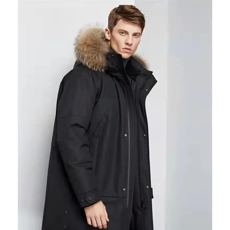 Salvatore | Herren Winter Parka mit Fellkapuze