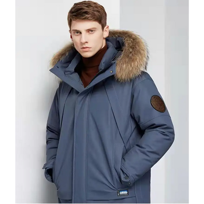 Salvatore | Herren Winter Parka mit Fellkapuze