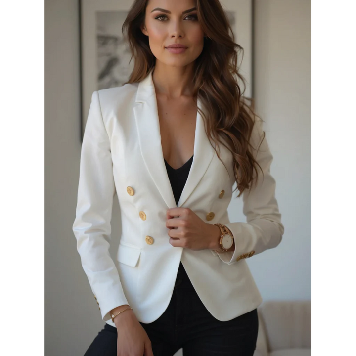 Valencia | Eleganter Baumwoll-Luxus-Blazer für Damen