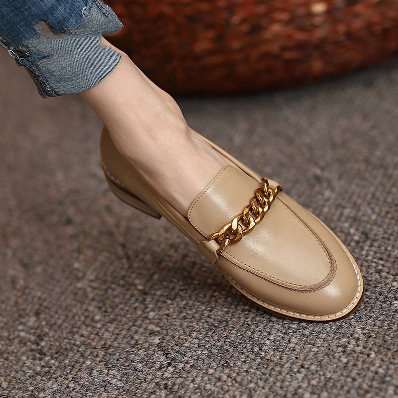 Tyleigh | Slipper mit runder Spitze und klobigem Absatz