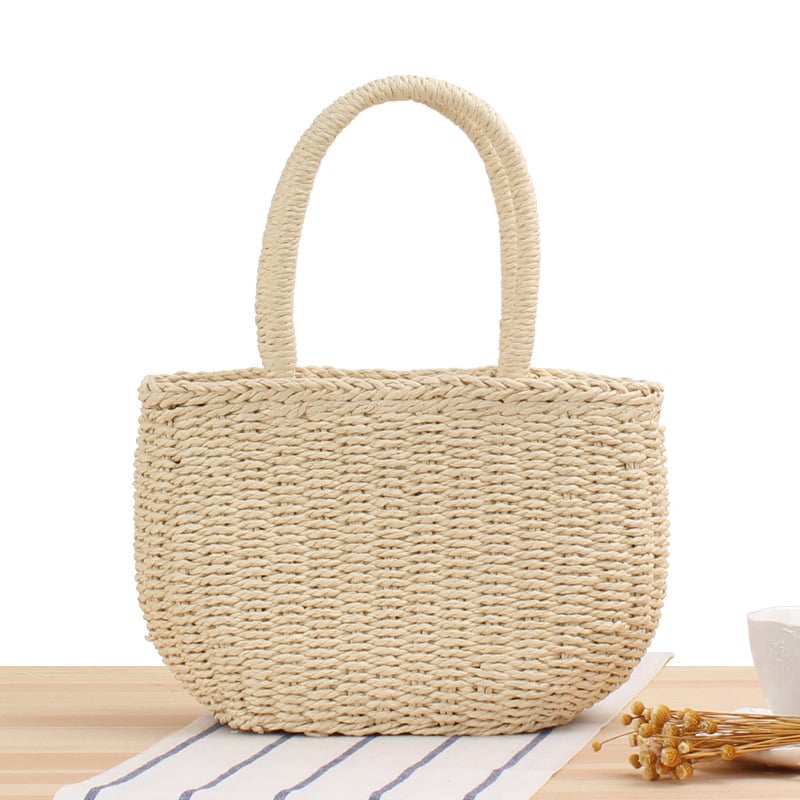 Trina | Chic modische handgewebte Strandtasche