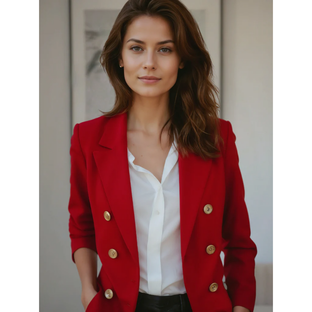 Valencia | Eleganter Baumwoll-Luxus-Blazer für Damen