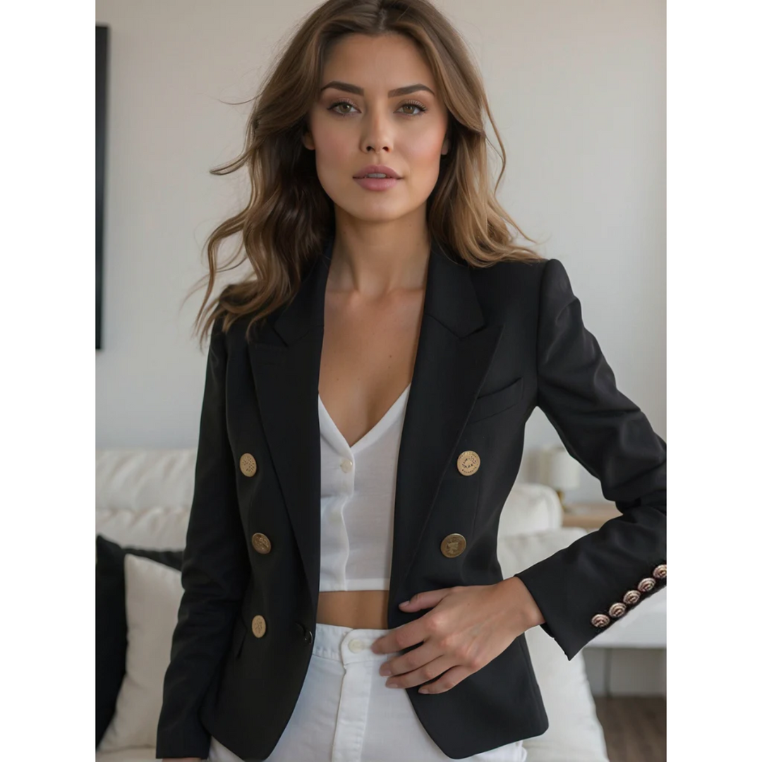 Valencia | Eleganter Baumwoll-Luxus-Blazer für Damen