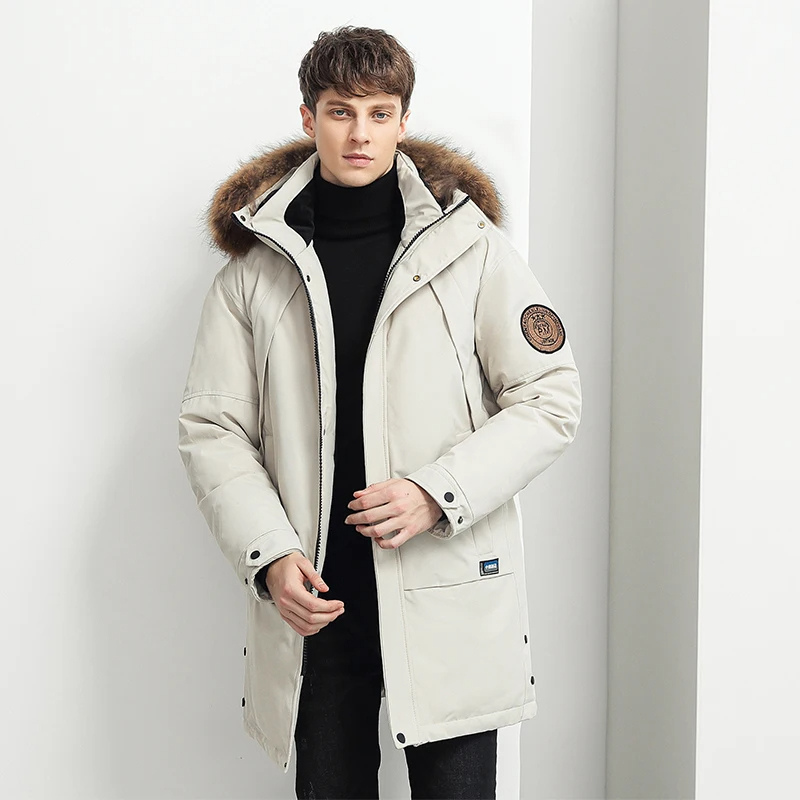 Salvatore | Herren Winter Parka mit Fellkapuze