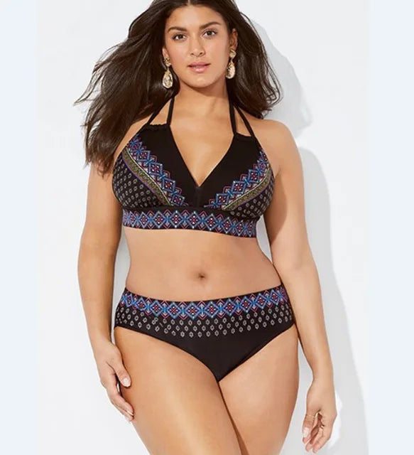 Claudia | Hochtaillierter Plus Size Bikini