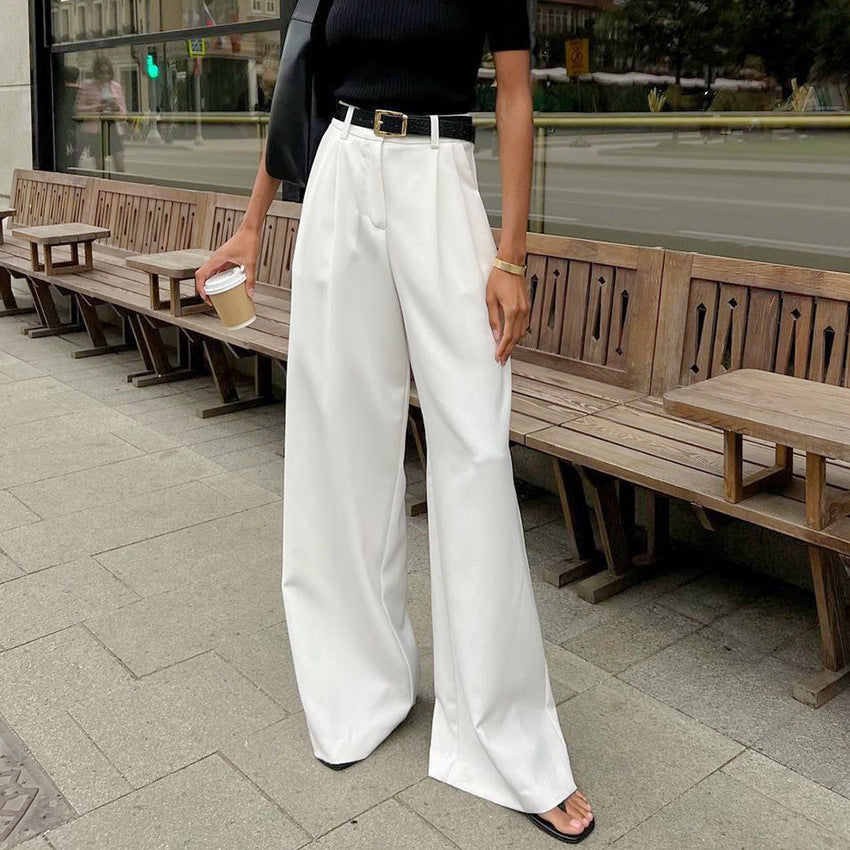 Maria - Stilvolle, weit geschnittene Hose mit weitem Bein