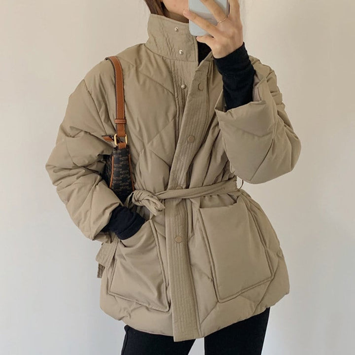 Emma | Warme Baumwolljacke mit Taschen für Frauen