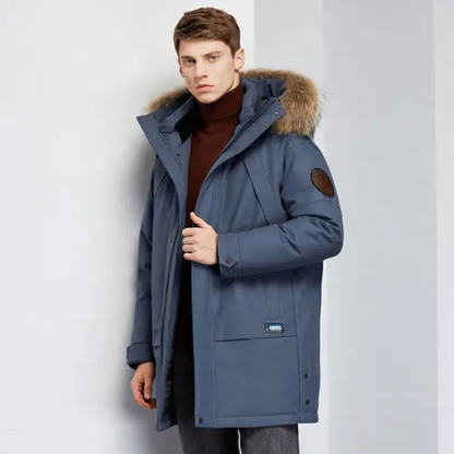 Salvatore | Herren Winter Parka mit Fellkapuze