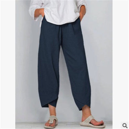 Liana - Gekürzte Hose mit Tulpensaum und bequemer Passform