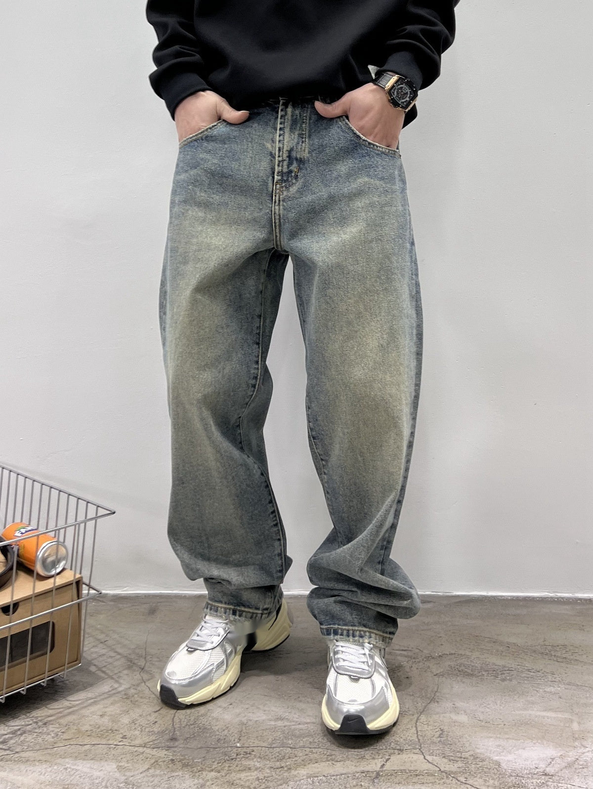 Kaspian | Herrenjeans lässig gerade und baggy, neue Herbstkollektion