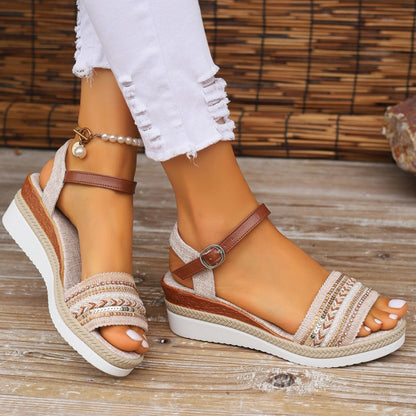 Mariana - Boho-Plateau-Sandalen