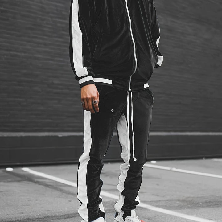 Ralph | Klassischer Herren-Trainingsanzug aus Samttic  Tracksuit Set