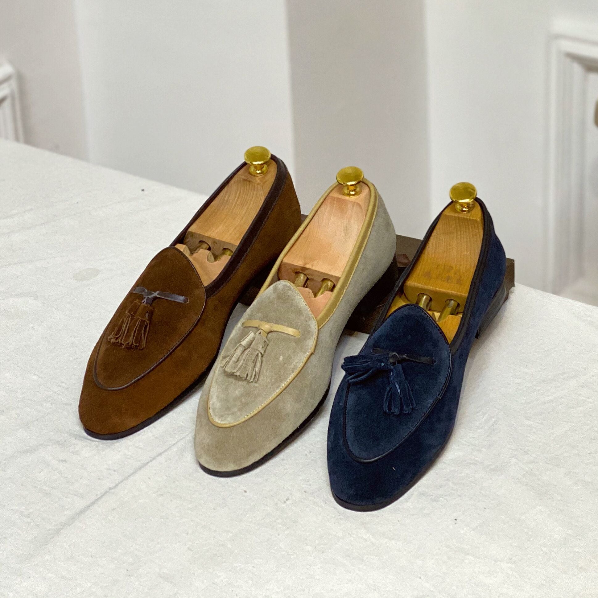 Stuttgart | Modische Wildleder Slip On Mode Loafers