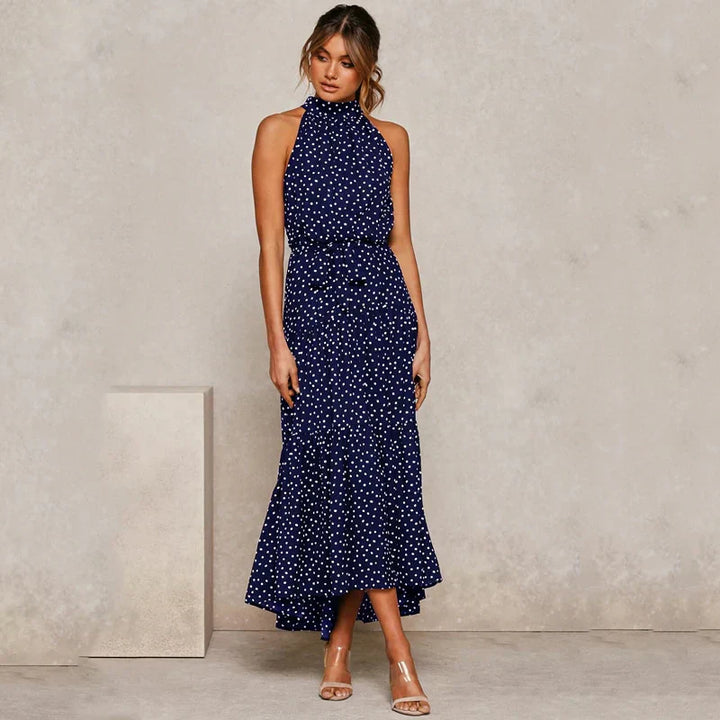 Heidi | Lavish Dotted Neckholder-Kleid