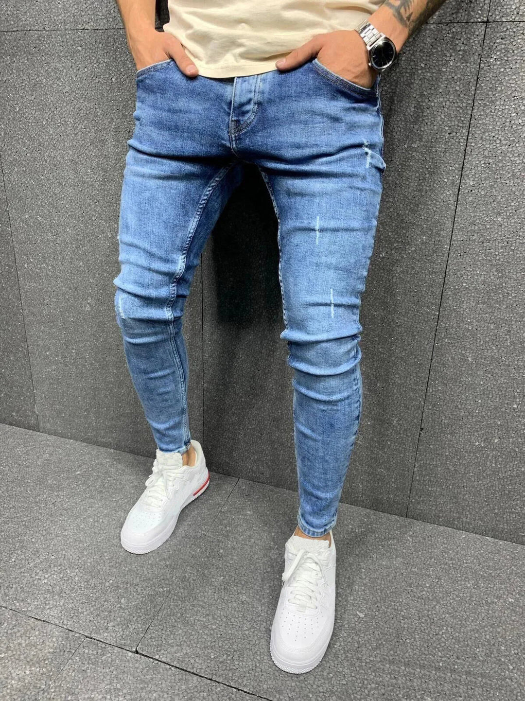 Joseph | Pantaloons aus effilochiertem Denim