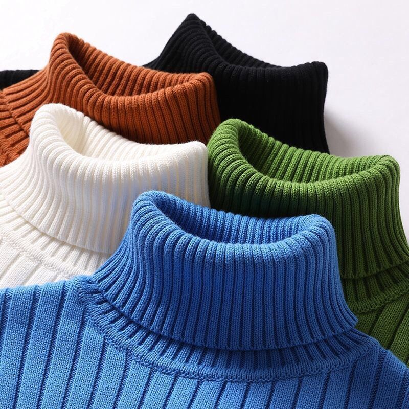 Oscar | Merino-Wollrollkragenpullover für Herren aus Baumwolle