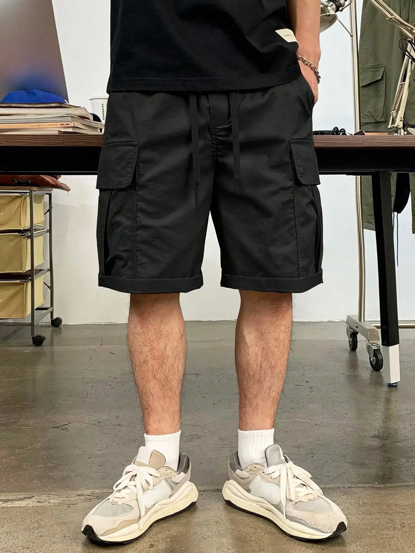 William | Cargo-Shorts mit Kordelzug für Männer