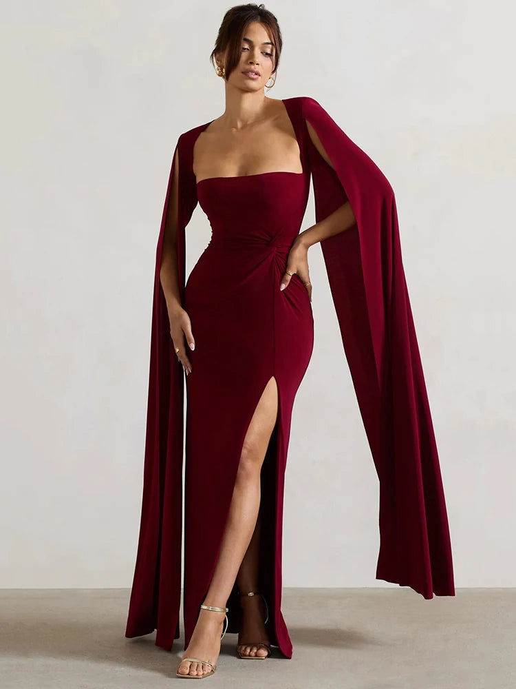 Angel | Sexy Abendkleid mit hohem Schlitz