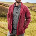 Kaito | Retro-strickjacke für herren