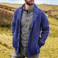 Kaito | Retro-strickjacke für herren