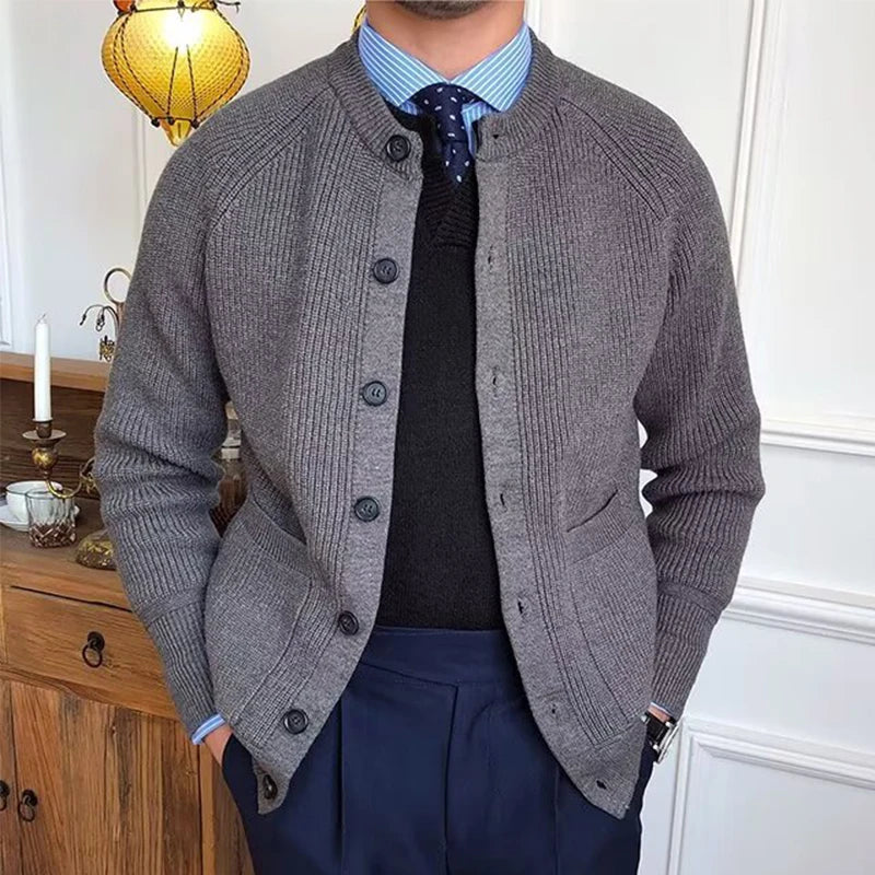 Ren | Vintage strickjacke für herren