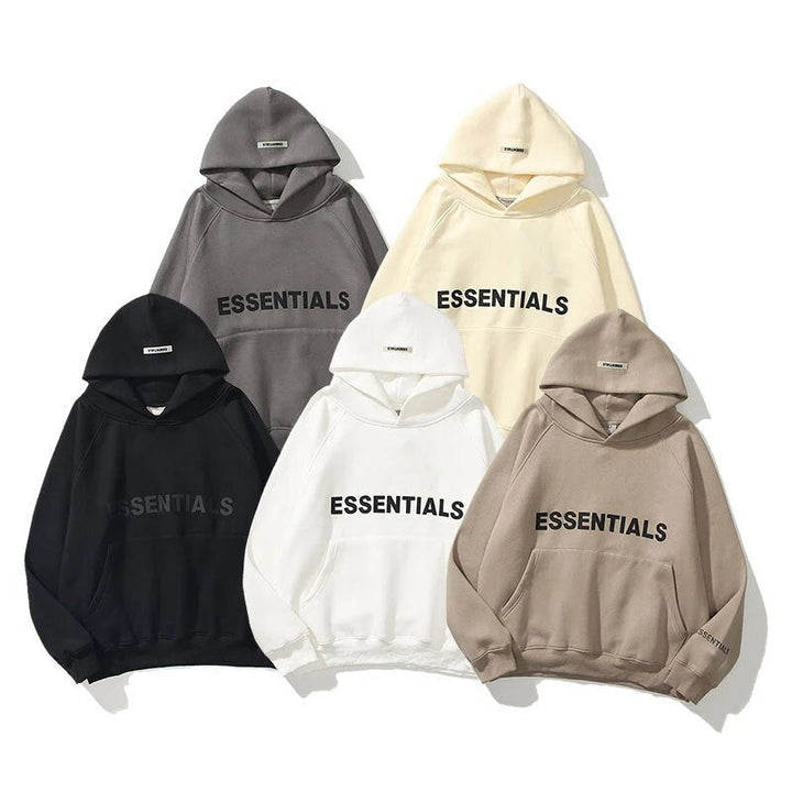 Essentials | Hochwertiger Baumwoll-Hoodie für den Winter gemütlich