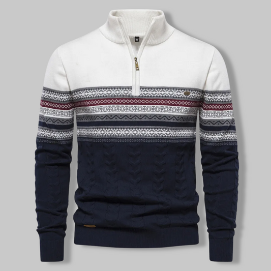 Oscar | Everest Quarter Zip Pullover stylisch und bequem für Herren