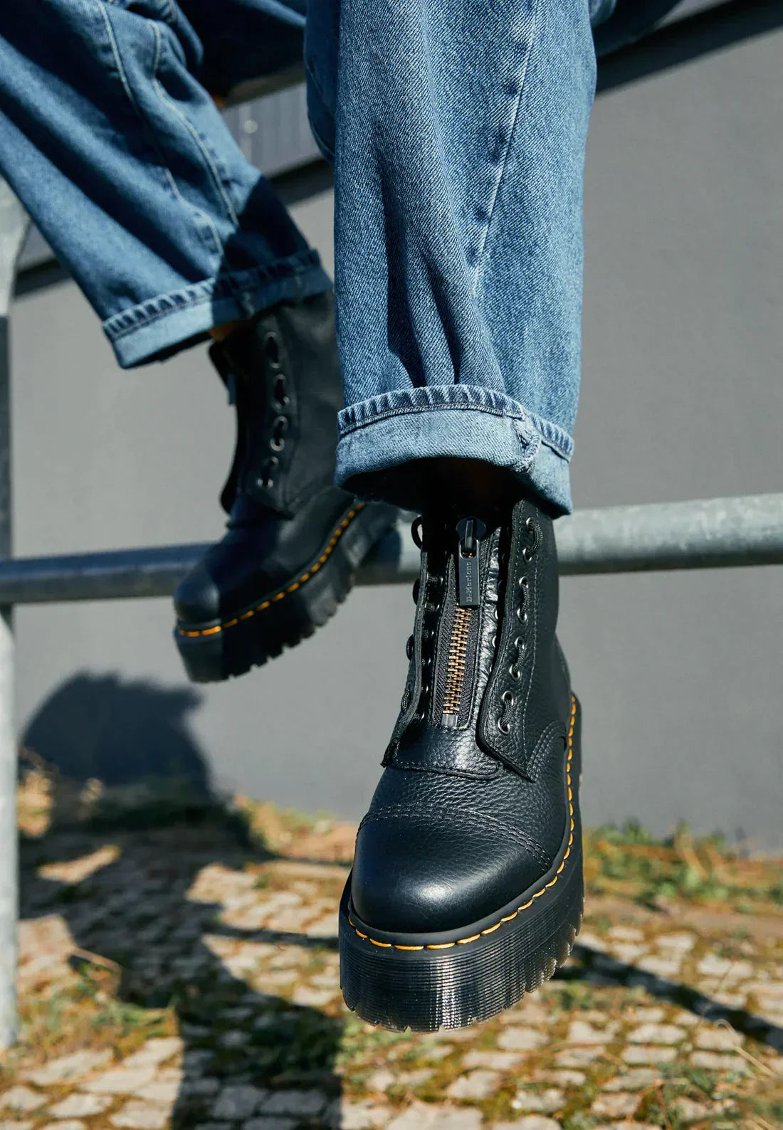 Alex | Modische Unisex Stiefeletten aus Leder mit Absatz