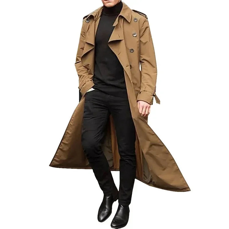 Hiro | Lässiger modischer trenchcoat für herren