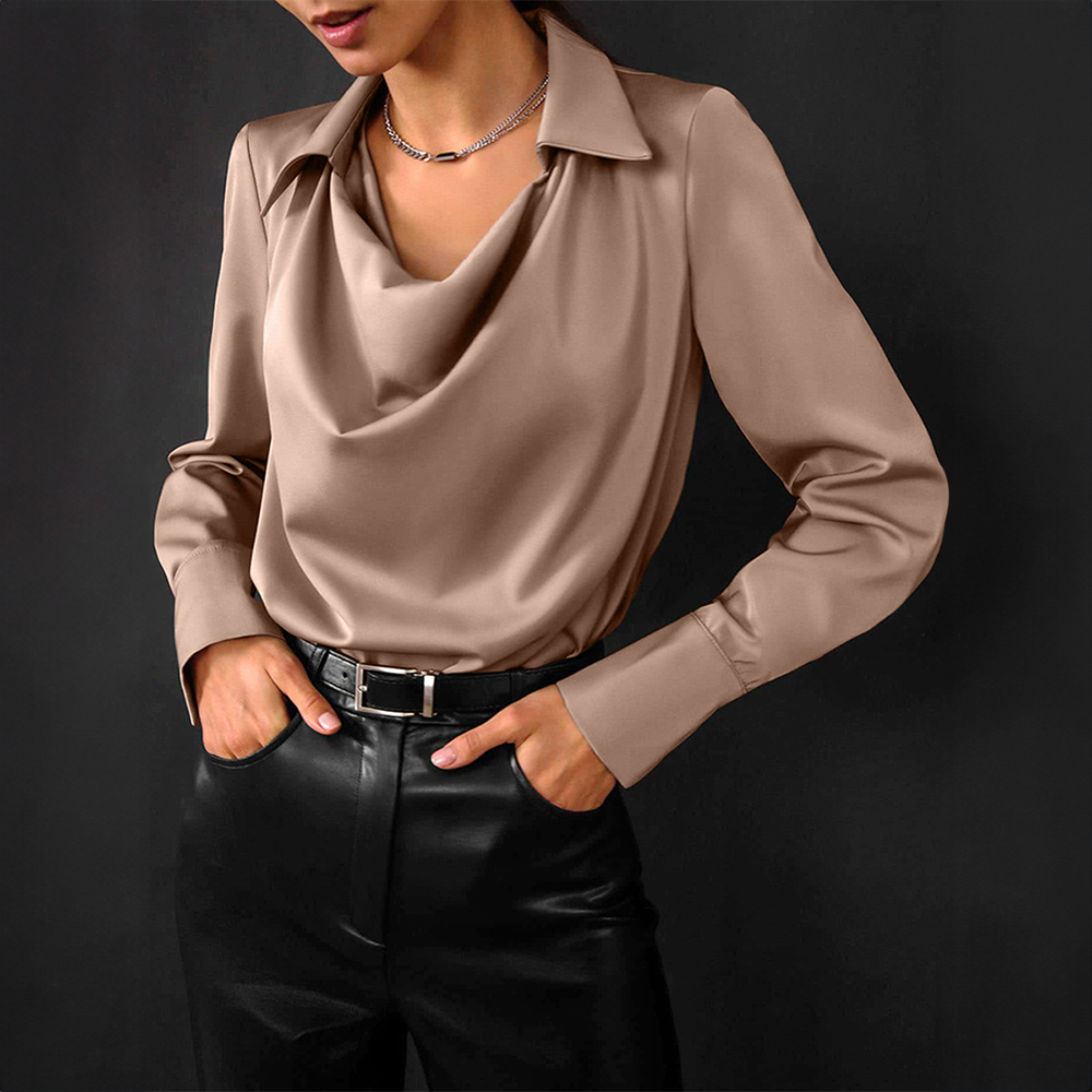 Mila | Elegante Seidenbluse für Damen