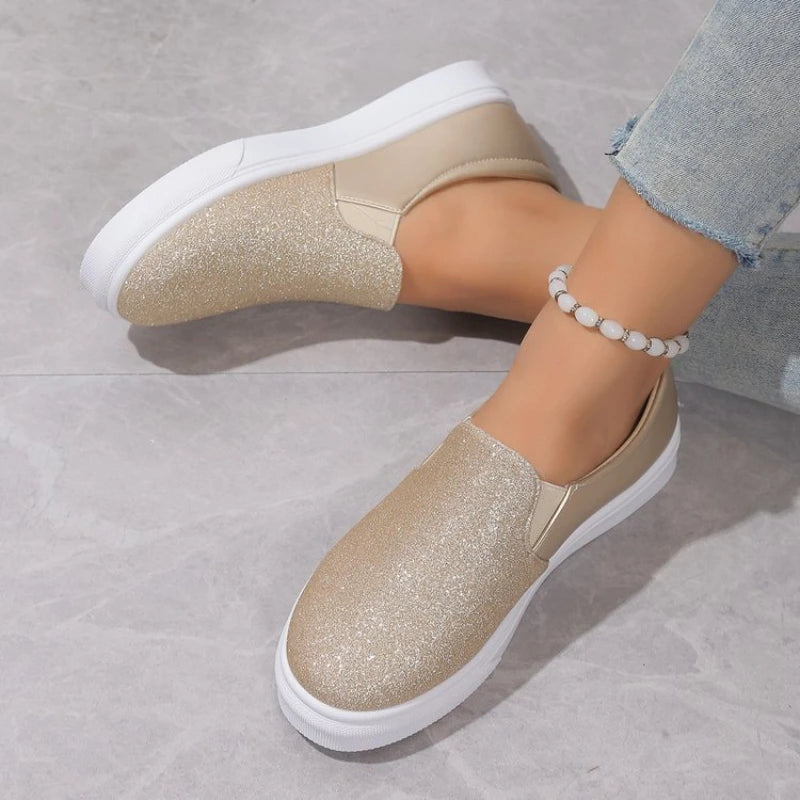 Emma | Stilvolle Pailletten Loafers