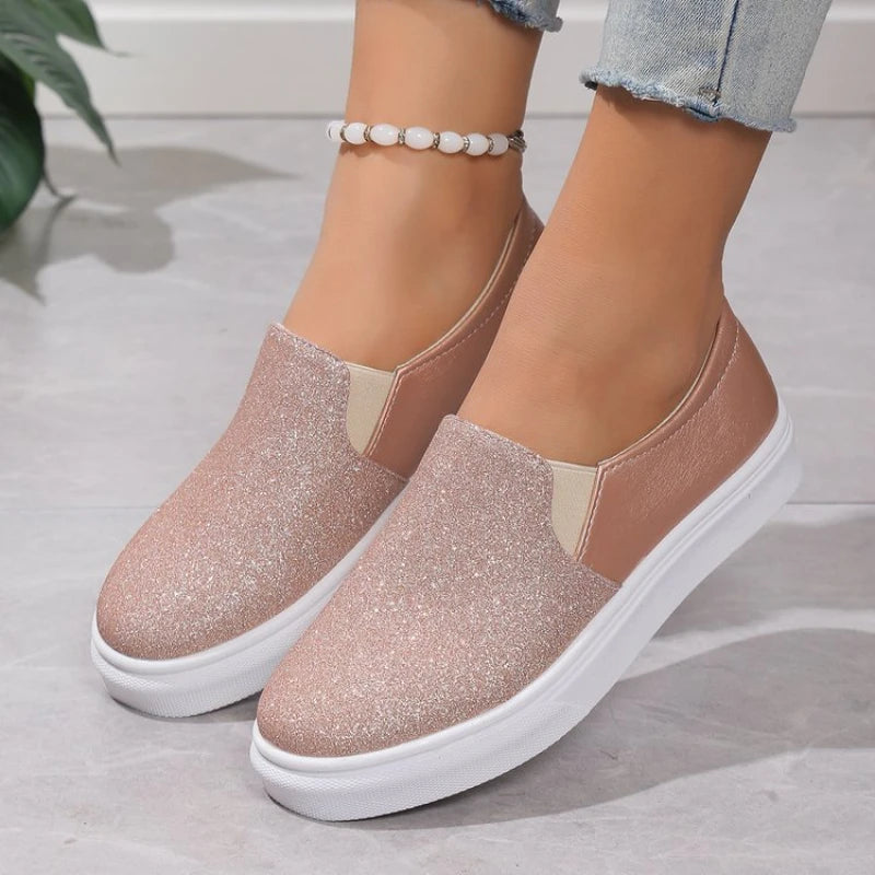 Emma | Stilvolle Pailletten Loafers