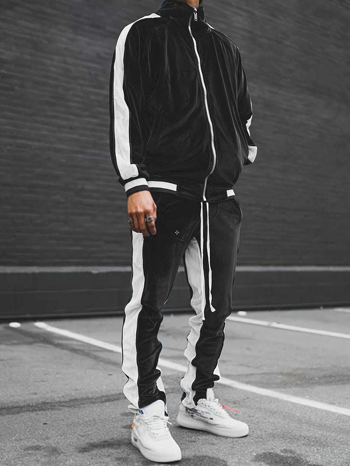 Ralph | Klassischer Herren-Trainingsanzug aus Samttic  Tracksuit Set