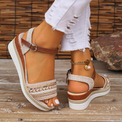 Mariana - Boho-Plateau-Sandalen