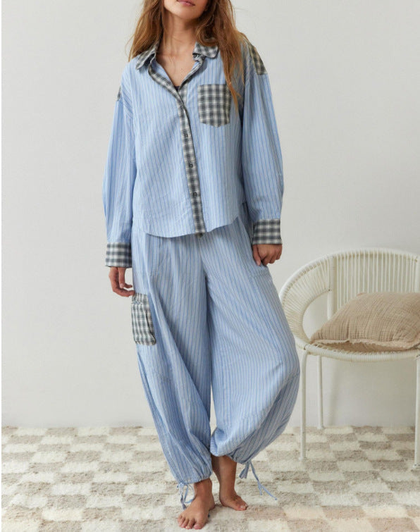 Vyvvia : 2-teiliges lässiges Pyjama-Set